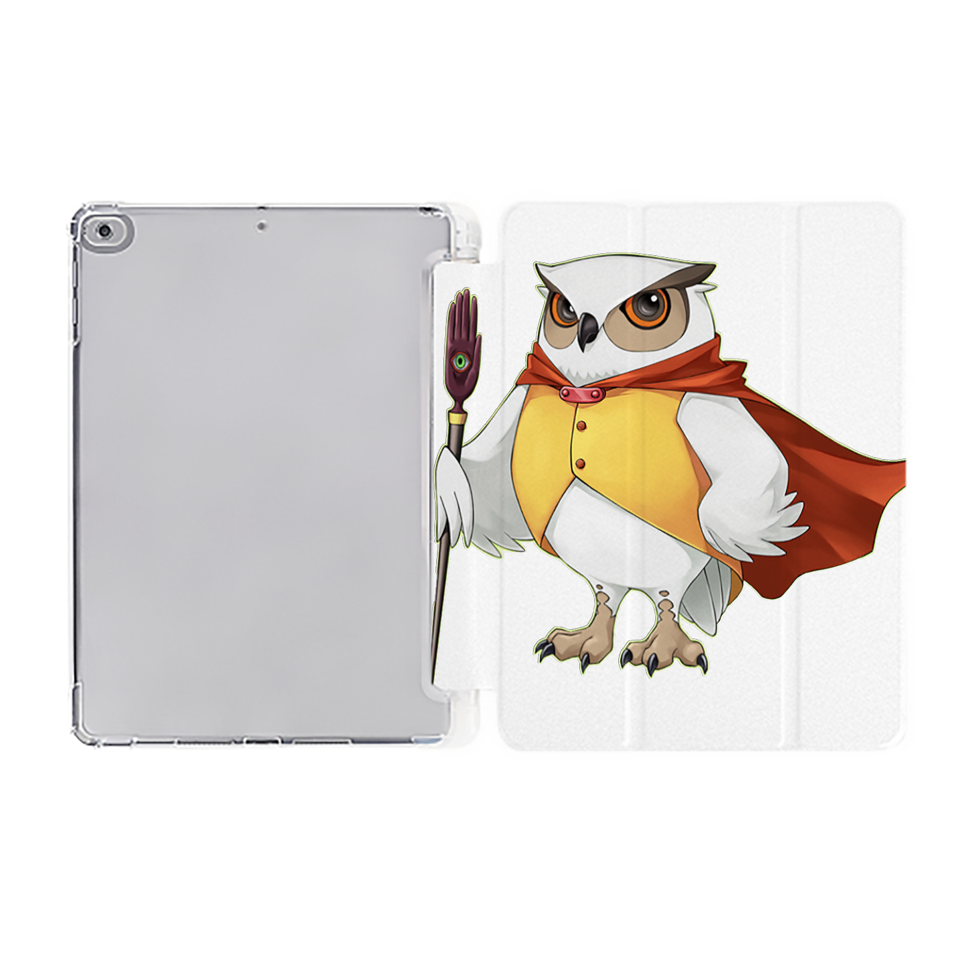 （画像用） 遊☆戯☆王 Yu-Gi-Oh! IPad ケース ペン収納付き 三つ折りスタンド PUレザー×シリコン 対応機種9.5/10.5/10.9インチ